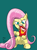 Size: 1280x1728 | Tagged: safe, artist:mxcoriginal, fluttershy, pegasus, pony, chips, my little art challenge, solo