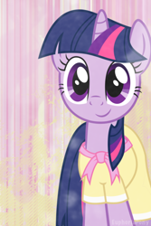 Size: 500x750 | Tagged: safe, artist:eagle1division, artist:euphoriapony, derpibooru import, twilight sparkle, sweet and elite, birthday dress, clothes, dress, iphone wallpaper, solo
