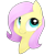 Size: 500x500 | Tagged: safe, artist:okaces, fluttershy, pegasus, pony, bust, portrait, simple background, solo, transparent background