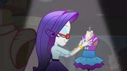 Size: 1280x720 | Tagged: safe, screencap, rarity, equestria girls, life is a runway, rainbow rocks, solo