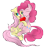 Size: 2425x2274 | Tagged: safe, artist:v-d-k, fluttershy, pinkie pie, earth pony, pegasus, pony, female, flutterpie, lesbian, shipping