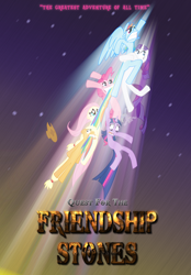 Size: 2400x3450 | Tagged: safe, artist:balderdashington, derpibooru import, applejack, fluttershy, pinkie pie, rainbow dash, rarity, twilight sparkle, earth pony, pegasus, pony, unicorn, female, mane six, mare, poster