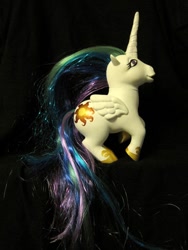 Size: 900x1200 | Tagged: safe, artist:secretsheik, princess celestia, g1, custom, g4 to g1, generation leap, irl, photo, solo, toy