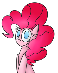 Size: 867x1080 | Tagged: safe, artist:mr. rottson, pinkie pie, earth pony, pony, female, mare, pink coat, pink mane, simple background, solo, transparent background