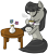 Size: 624x712 | Tagged: safe, artist:chaos-flare44, octavia melody, earth pony, pony, female, gray coat, mare, tea