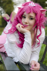 Size: 2000x3000 | Tagged: safe, artist:chastten, artist:ladykitsukacosplay, photographer:chastten, pinkie pie, human, clothes, cosplay, costume, irl, irl human, photo