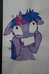 Size: 640x960 | Tagged: safe, artist:eillahwolf, derpibooru import, twilight sparkle, solo, traditional art, twilight snapple