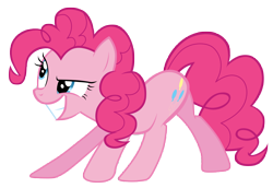 Size: 10200x7000 | Tagged: safe, artist:tardifice, pinkie pie, earth pony, pony, castle sweet castle, absurd resolution, make this castle a home, photoshop, simple background, solo, transparent background, vector