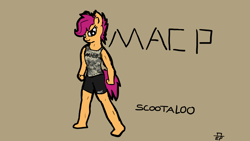 Size: 1920x1080 | Tagged: safe, artist:avengedplatypus, derpibooru import, scootaloo, anthro, army, macp, military, solo, wallpaper