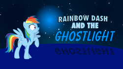 Size: 1920x1080 | Tagged: safe, artist:ianpony98, derpibooru import, rainbow dash, pegasus, pony, cars (pixar), glowing orb, mater and the ghostlight, parody, pixar, title card