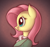 Size: 1000x940 | Tagged: safe, artist:anti1mozg, fluttershy, pegasus, pony, bust, clothes, jacket, portrait, profile, scarf, solo