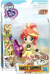 Size: 340x500 | Tagged: safe, rarity, sunset shimmer, pony, unicorn, better together, equestria girls, forgotten friendship, bag, beach, doll, equestria girls logo, equestria girls minis, hasbro, minis, my little pony logo, toy, youtube logo