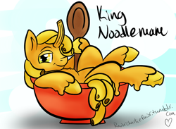 Size: 1080x792 | Tagged: safe, artist:rawrcharlierawr, food pony, original species, 30 minute art challenge, macaroni and cheese, ponified