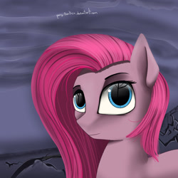 Size: 3000x3000 | Tagged: safe, artist:pony-tanker, pinkie pie, earth pony, pony, female, mare, pink coat, pink mane, pinkamena diane pie, solo