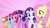 Size: 1280x720 | Tagged: safe, derpibooru import, screencap, applejack, fluttershy, pinkie pie, rainbow dash, rarity, twilight sparkle, twilight sparkle (alicorn), alicorn, earth pony, pegasus, pony, unicorn, fame and misfortune, channel, discovery family, discovery family logo, flawless, mane six, smiling, song