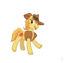 Size: 823x800 | Tagged: safe, artist:carnifex, braeburn, earth pony, pony, cowboy hat, male, two toned mane