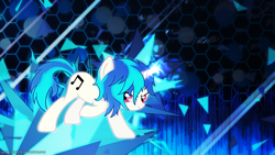 Size: 2560x1440 | Tagged: safe, artist:game-beatx14, artist:tzolkine, derpibooru import, dj pon-3, vinyl scratch, pony, unicorn, solo, wallpaper