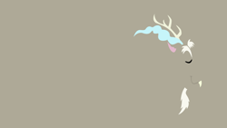 Size: 1920x1080 | Tagged: safe, artist:utterlyludicrous, derpibooru import, discord, minimalist, solo, vector, wallpaper