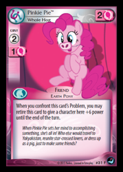 Size: 358x500 | Tagged: safe, pinkie pie, earth pony, pony, ccg, enterplay, female, high magic, mare, pink coat, pink mane