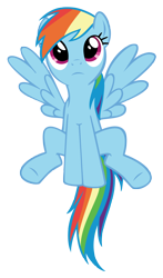 Size: 2000x3400 | Tagged: safe, artist:ns4j19y, derpibooru import, rainbow dash, pegasus, pony, a dog and pony show, female, flying, frown, looking at something, mare, simple background, solo, transparent background, vector, wings