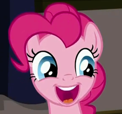 Size: 290x270 | Tagged: safe, screencap, pinkie pie, earth pony, pony, cropped, faic, female, mare, pink coat, pink mane