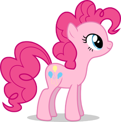 Size: 9100x9137 | Tagged: safe, artist:luckreza8, pinkie pie, earth pony, pony, what about discord?, .svg available, absurd resolution, inkscape, offscreen character, simple background, solo, transparent background, vector