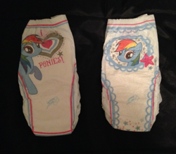 Size: 683x600 | Tagged: safe, derpibooru import, rainbow dash, pony, diaper, irl, photo, pullup (diaper), walgreens