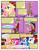 Size: 612x792 | Tagged: safe, artist:newbiespud, derpibooru import, edit, edited screencap, screencap, applejack, discord, fluttershy, pinkie pie, rainbow dash, rarity, twilight sparkle, draconequus, earth pony, pegasus, pony, unicorn, comic:friendship is dragons, book, bookshelf, comic, dialogue, evil grin, eyes closed, female, freckles, golden oaks library, grin, hat, male, mane six, mare, open mouth, screencap comic, sitting, smiling, thinking, throne, yawn