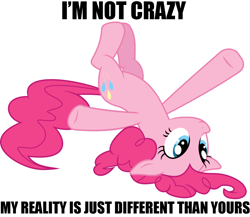 Size: 1068x925 | Tagged: safe, artist:delzepp, pinkie pie, earth pony, pony, image macro, meme, motivational, solo, vector