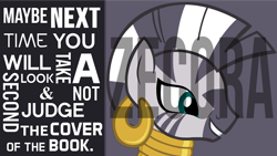 Size: 1920x1080 | Tagged: safe, artist:clockwork65, derpibooru import, zecora, zebra, quote, solo, typography, vector, wallpaper