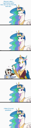 Size: 1024x4137 | Tagged: safe, artist:hikariviny, discord, princess celestia, oc, oc:chaotic, alicorn, draconequus, hybrid, pony, ..., absurd resolution, discord's celestia face, dislestia, female, interspecies offspring, male, offspring, parent:discord, parent:princess celestia, parents:dislestia, shipping, straight