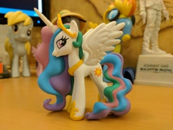 Size: 4048x3036 | Tagged: safe, photographer:captaincakewalk, princess celestia, pony, absurd resolution, irl, mystery minis, photo, photography, series 3, vinyl figure