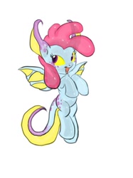 Size: 599x800 | Tagged: safe, artist:carnifex, oc, oc only, oc:helium, element pony, goo pony, object pony, original species, older, ponified