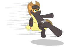 Size: 2470x1647 | Tagged: safe, artist:sighoovestrong, applejack, earth pony, pony, ninja, shuriken, simple background, solo, transparent background, vector