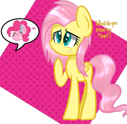Size: 1638x1600 | Tagged: safe, artist:artypaints, fluttershy, pinkie pie, earth pony, pegasus, pony, alternate hairstyle, female, mare, wings