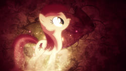 Size: 1920x1080 | Tagged: safe, artist:delectablecoffee, artist:tzolkine, derpibooru import, edit, roseluck, solo, vector, wallpaper, wallpaper edit