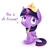 Size: 870x830 | Tagged: safe, artist:krucification, derpibooru import, twilight sparkle, twilight sparkle (alicorn), alicorn, pony, chibi, crying, cute, female, looking at you, mare, open mouth, sitting, solo, twiabetes