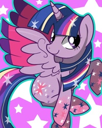 Size: 800x1000 | Tagged: safe, artist:je-lly, derpibooru import, twilight sparkle, twilight sparkle (alicorn), alicorn, pony, female, mare, rainbow power, solo