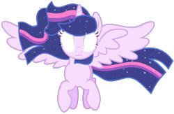 Size: 6000x3900 | Tagged: safe, artist:magister39, derpibooru import, twilight sparkle, twilight sparkle (alicorn), alicorn, pony, twilight's kingdom, ethereal mane, female, glowing eyes, magic overload, mare, simple background, solo, super saiyan princess, transparent background, vector