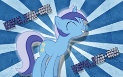 Size: 1440x900 | Tagged: safe, artist:hopeabandoner, derpibooru import, minuette, brushie, solo, vector, wallpaper