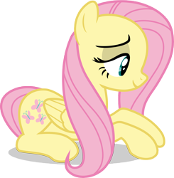 Size: 9050x9233 | Tagged: safe, artist:luckreza8, edit, fluttershy, pegasus, pony, the hooffields and mccolts, .svg available, absurd resolution, inkscape, prone, simple background, solo, transparent background, vector, vector edit