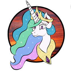 Size: 7251x7251 | Tagged: safe, artist:victoria3shine, princess celestia, alicorn, pony, absurd resolution, female, solo, wavy mouth