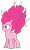 Size: 4690x7910 | Tagged: safe, artist:ponyhd, pinkie pie, earth pony, pony, the mane attraction, .svg available, absurd resolution, frizzy hair, simple background, solo, transparent background, vector