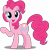 Size: 4896x5000 | Tagged: safe, artist:dashiesparkle, artist:hawk9mm, edit, pinkie pie, earth pony, pony, the mane attraction, .svg available, absurd resolution, cute, diapinkes, full body, open mouth, ponyscape, raised hoof, simple background, solo, transparent background, vector, vector edit