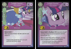 Size: 696x480 | Tagged: safe, derpibooru import, twilight sparkle, canterlot nights, ccg, enterplay, mlp trading card game