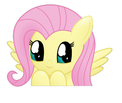 Size: 5600x4700 | Tagged: safe, artist:ponyhd, fluttershy, pegasus, pony, absurd resolution, simple background, smiling, solo, transparent background, vector