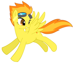 Size: 2456x2102 | Tagged: safe, artist:davrockist, artist:johnjoseco, derpibooru import, spitfire, goggles, simple background, solo, transparent background, vector