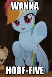 Size: 270x400 | Tagged: safe, derpibooru import, edit, edited screencap, screencap, applejack, rainbow dash, earth pony, pegasus, pony, my little pony: the movie, spoiler:my little pony the movie, cropped, flying, solo focus