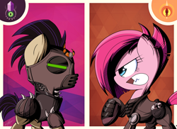 Size: 2200x1600 | Tagged: safe, artist:therandomjoyrider, pinkie pie, earth pony, pony, the cutie re-mark, alternate timeline, apinkalypse pie, crystal war timeline, mind control, pinkamena diane pie, sombra soldier