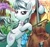 Size: 1024x957 | Tagged: safe, artist:muffyn-man, octavia melody, earth pony, pony, cello, everfree forest, music, musical instrument, traditional art